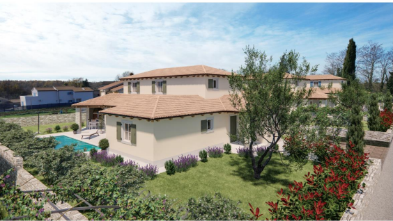 Tradicionalna istrska vila z bazenom, blizu Žminja