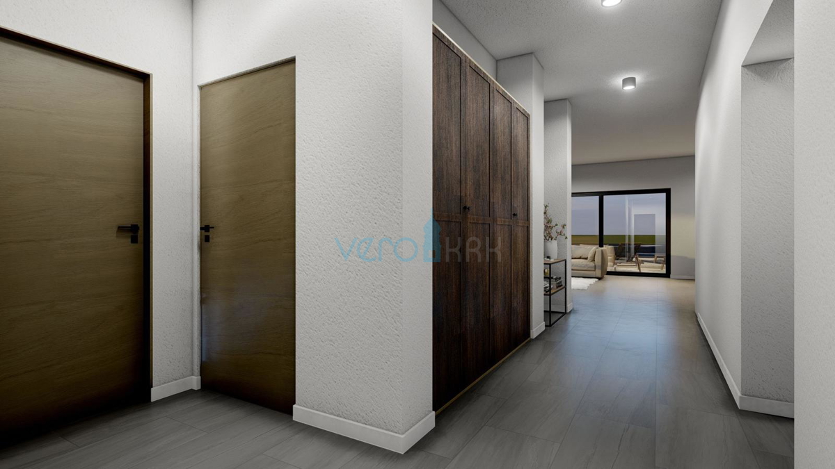 Vrbnik, otok Krk, stanovanje 162 m2, bazen, fitnes, vrt, prodaja