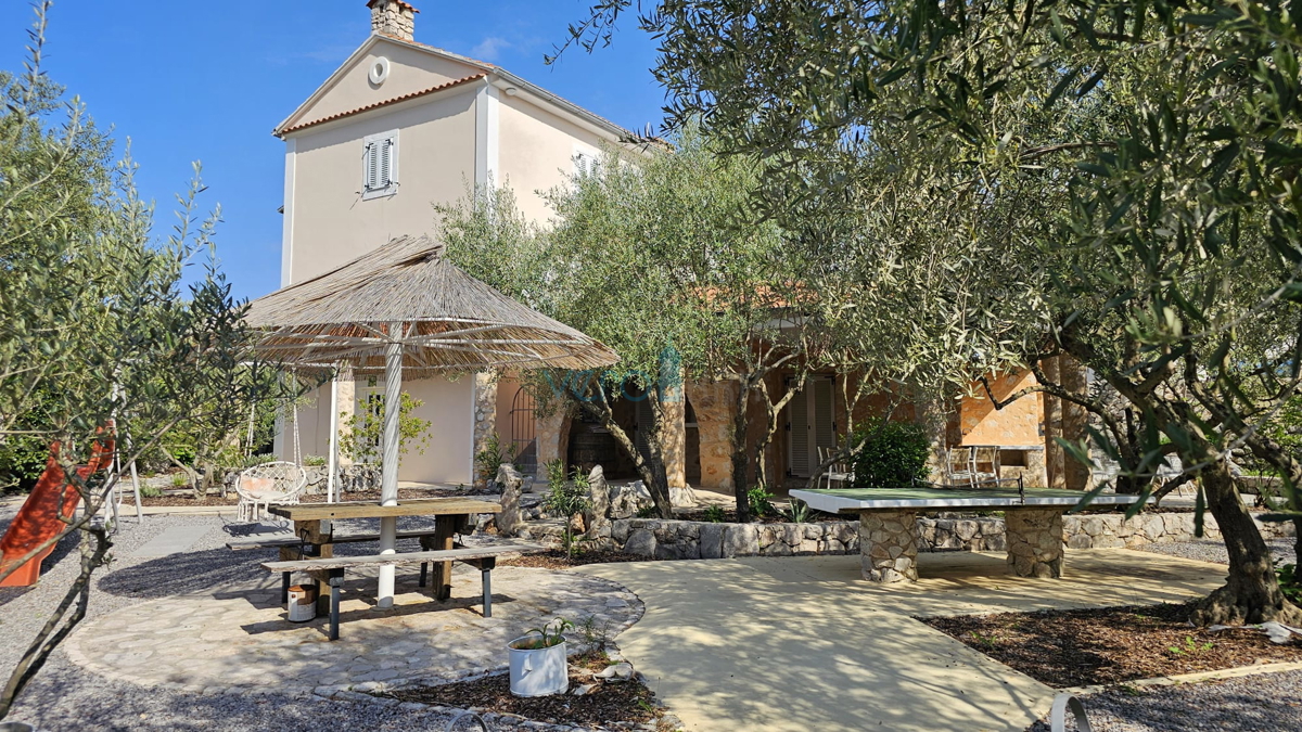 Otok Krk, Dobrinj, luksuzna avtohtona vila z oljčnikom in bazenom