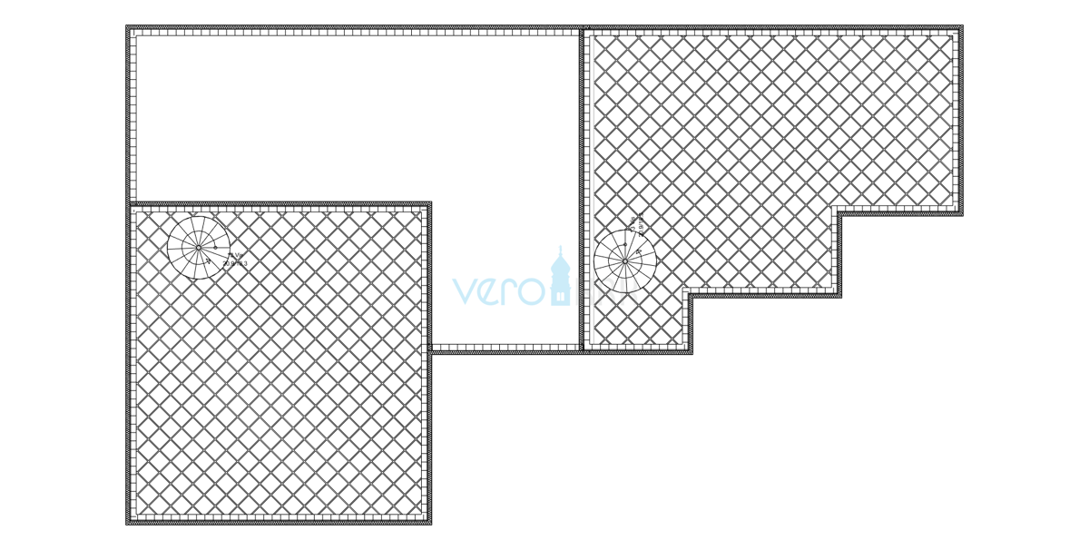 Otok Krk, zahodni del otoka, Milohnić, zemljišče s projektom za gradnjo, 1654 m2 na odlični lokaciji, prodaja