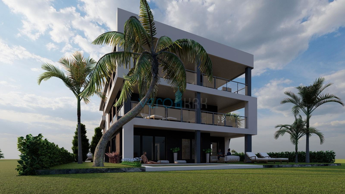 Vrbnik, otok Krk, stanovanje 175 m2, 1. nadstropje, terasa 40 m2, prodaja