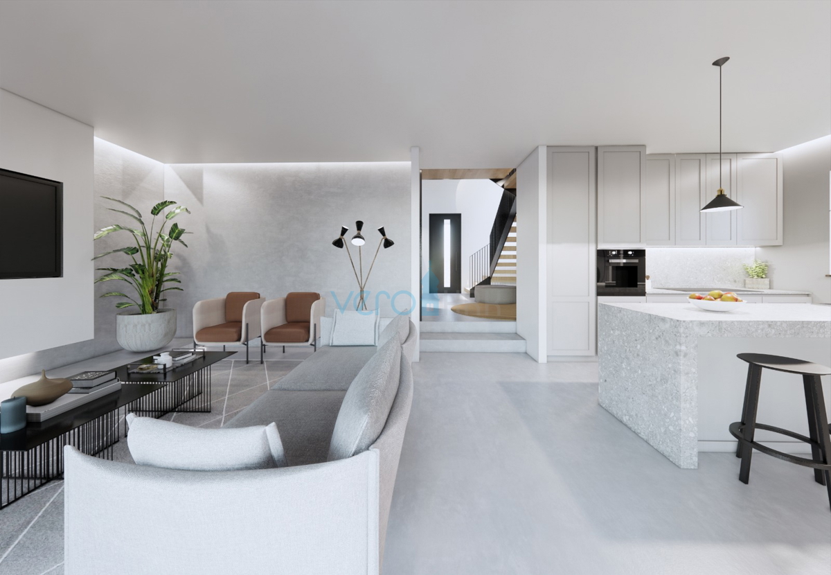 Mesto Krk, gradbeno zemljišče 2990m2, panoramski pogled, projektna dokumentacija, odlična lokacija, prodaja