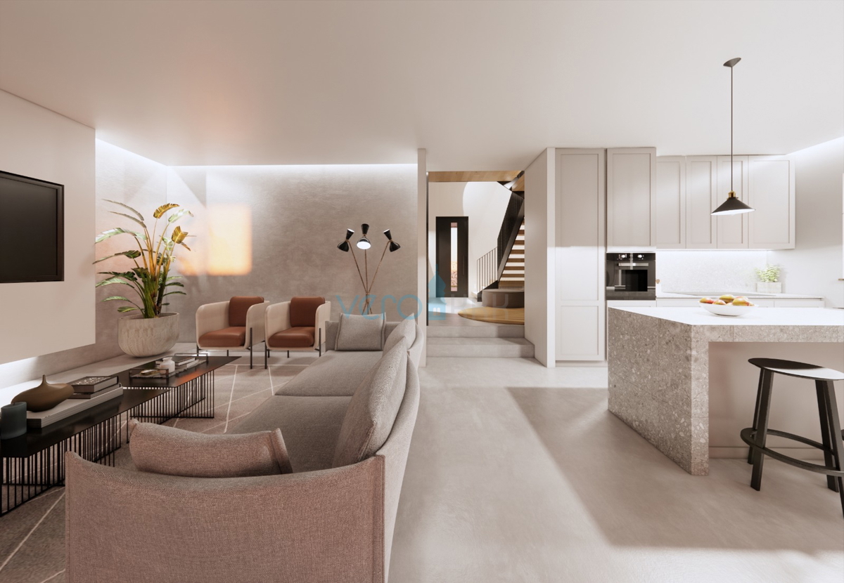 Mesto Krk, gradbeno zemljišče 2990m2, panoramski pogled, projektna dokumentacija, odlična lokacija, prodaja