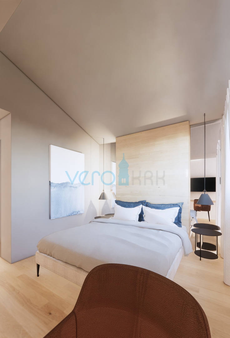 Mesto Krk, gradbeno zemljišče 2990m2, panoramski pogled, projektna dokumentacija, odlična lokacija, prodaja