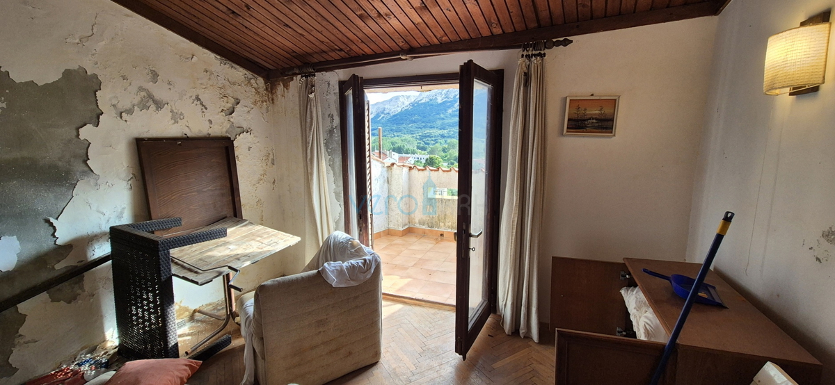 Otok Krk, Baška, okolica, dvosobno stanovanje, razgled, prodaja