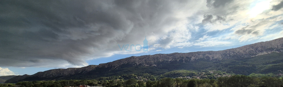 Otok Krk, Baška, okolica, dvosobno stanovanje, razgled, prodaja