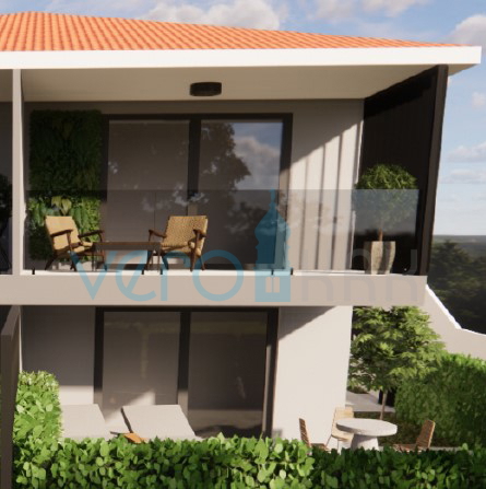 Otok Krk, Omišalj, Apartma v prvem nadstropju s pogledom na morje, 170m od morja, prodamo