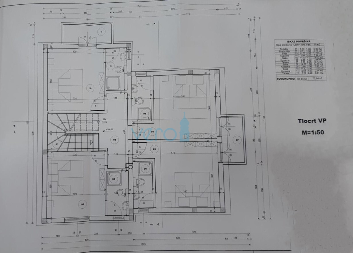 Šilo, okolica, otok Krk, začeta gradnja družinske hiše, prodaja