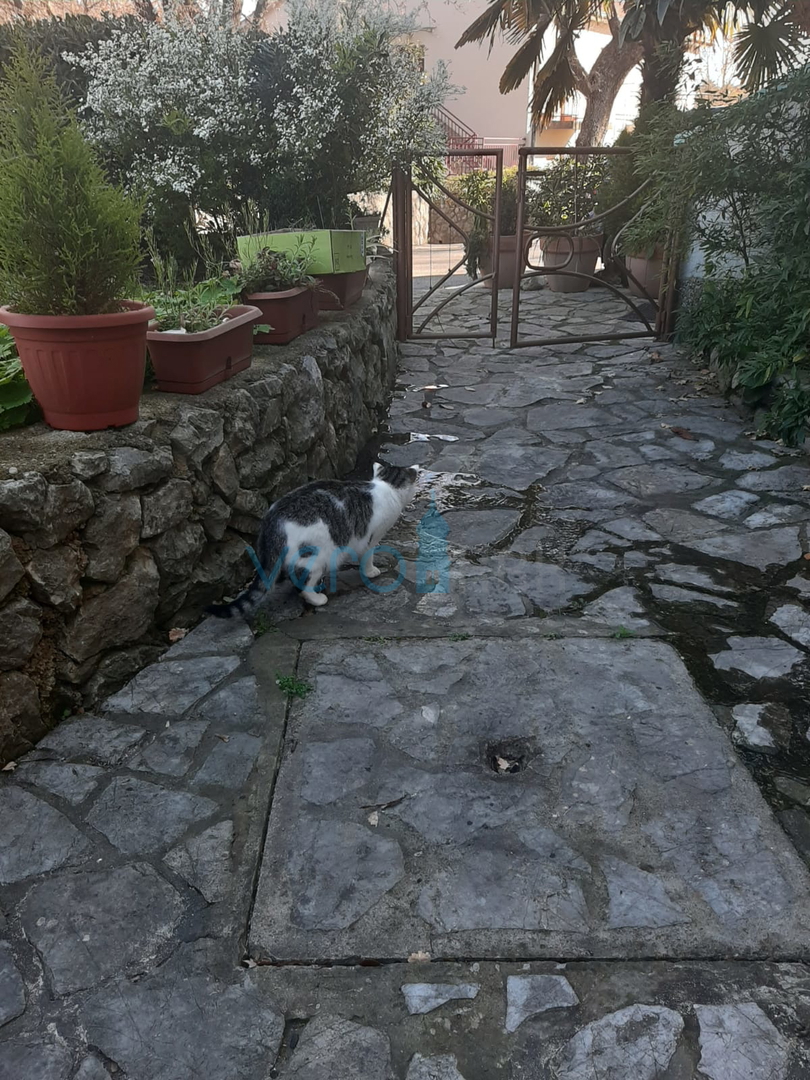 Otok Krk, center Malinska: Samostojna apartmajska hiša s 7 enotami, 450 m od morja, na prodaj