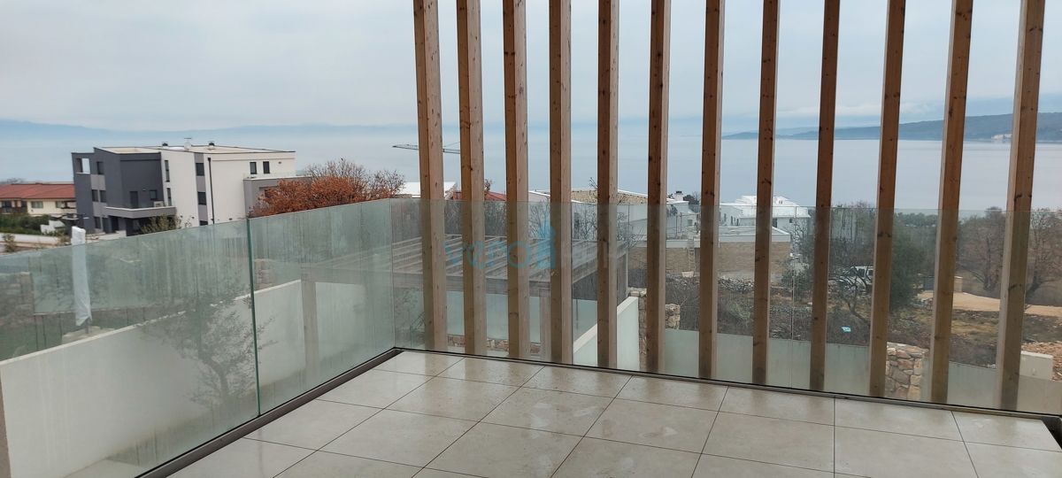 Malinska, okolica, vrhunski penthouse s prekrasnim panoramskim pogledom na morje