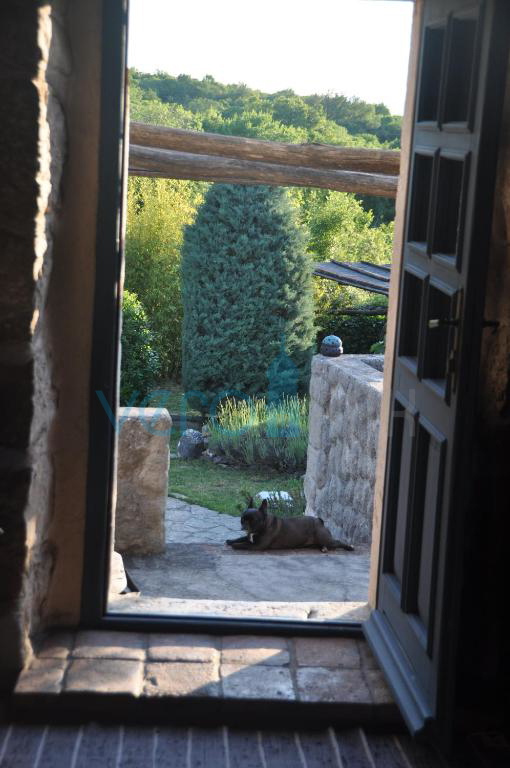 Dobrinj, okolica, samostojna kamnita hiša z bazenom in vrtom
