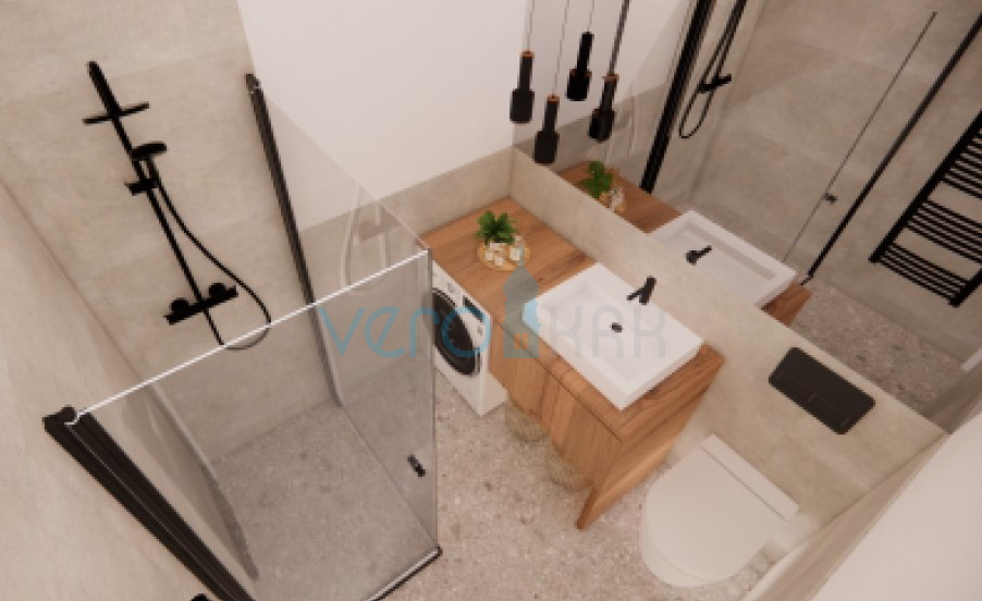 Otok Krk, Omišalj, Apartma v prvem nadstropju s pogledom na morje, 170m od morja, prodamo