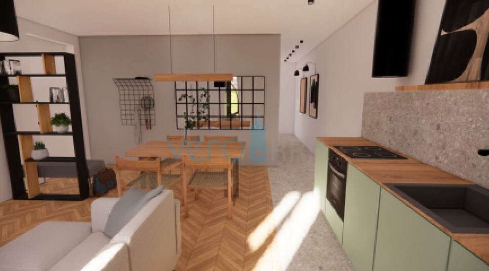 Otok Krk, Omišalj, Apartma v prvem nadstropju s pogledom na morje, 170m od morja, prodamo