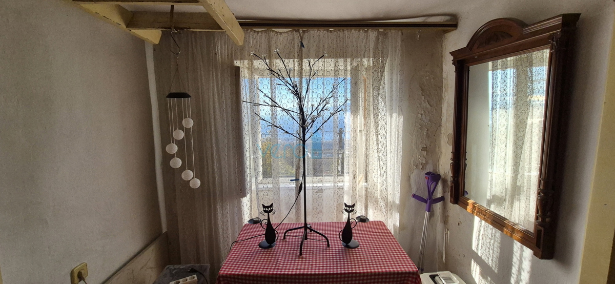 Bakar, Hreljin, dvojna kamnita hiša, pogled na morje, zemljišče, prodaja