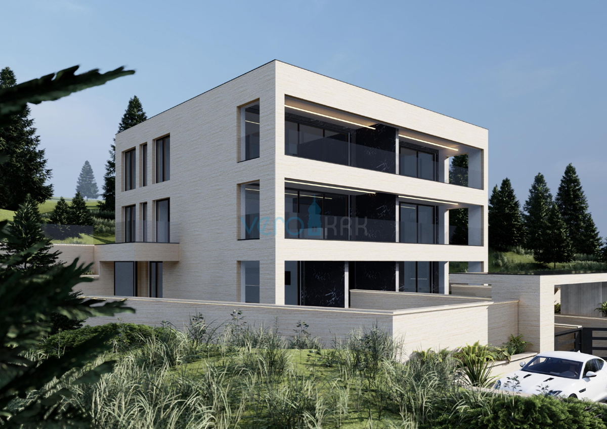 Omišalj, otok Krk, zazidljivo zemljišče 970 m2, gradbeno dovoljenje, 2. vrsta ob morju, razgled, prodaja