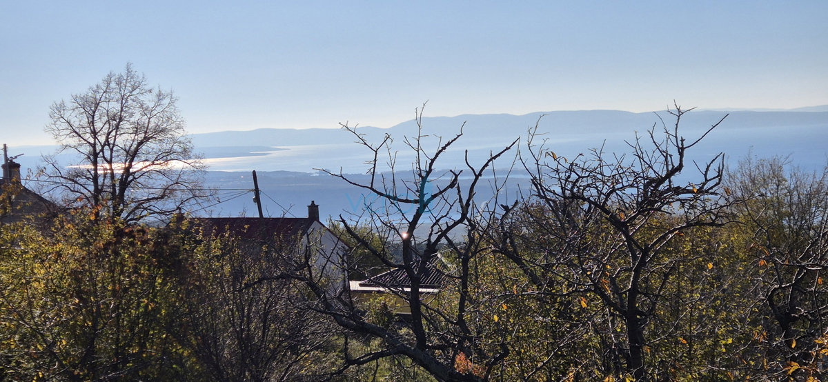 Bakar, Hreljin - dvojna kamnita hiša, pogled na morje, zemljišče z vrtom 821 m2 + zazidljivo zemljišče 876 m2, prodaja