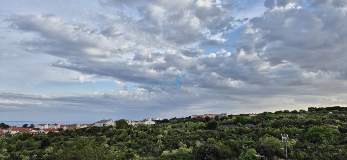Mesto Krk, otok Krk, enosobno stanovanje z razgledom, najem
