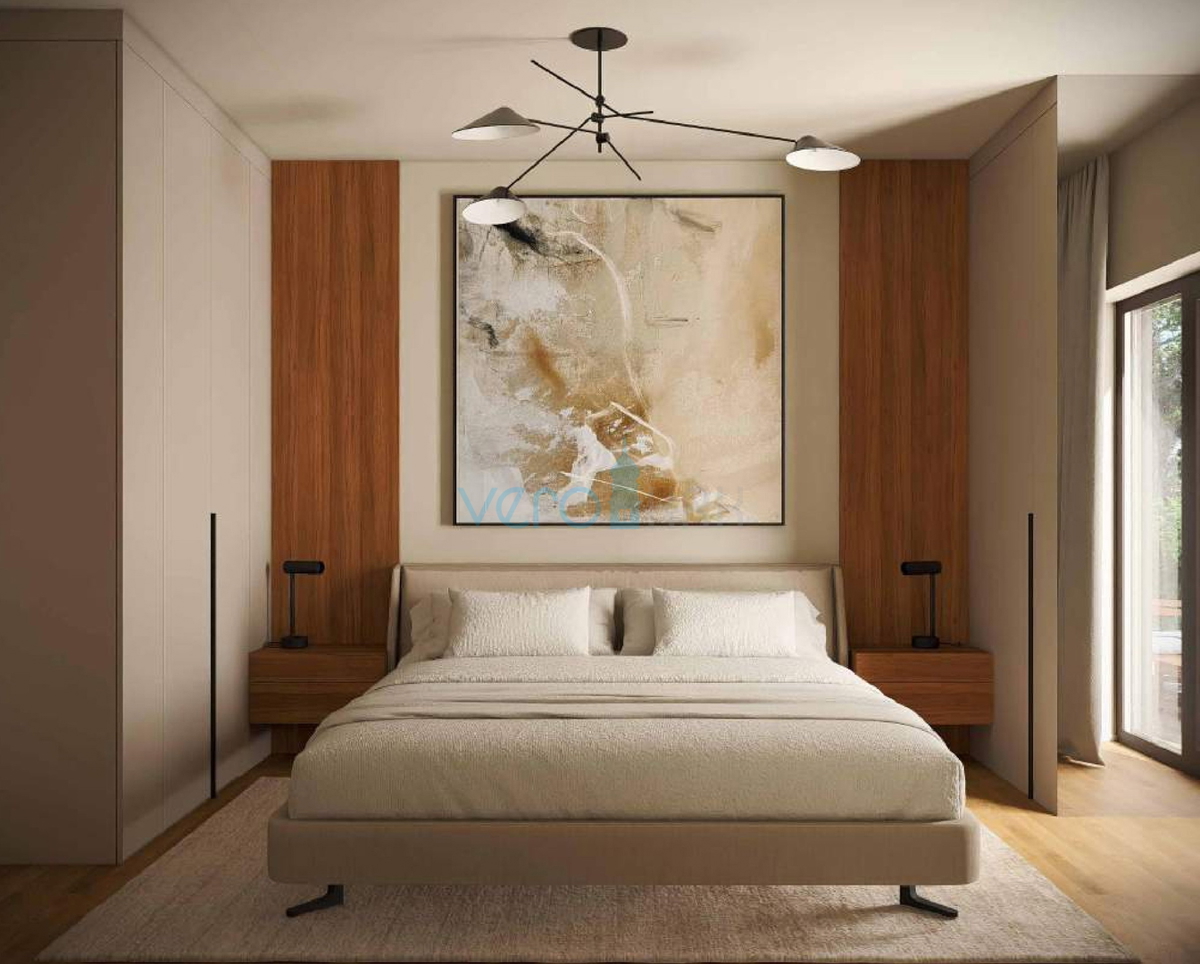 Otok Krk, Omišalj, novogradnja, dvosobno stanovanje v pritličju, vrt, shramba, prodaja