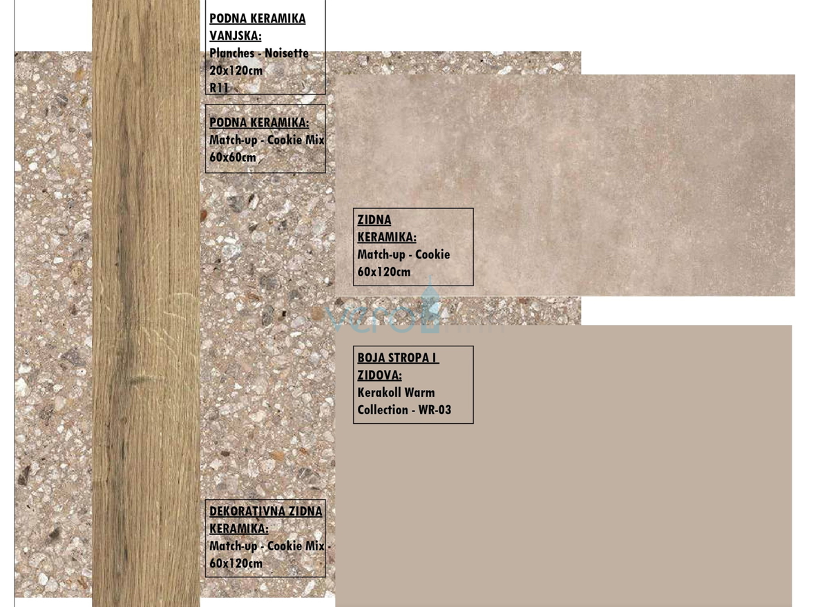 Otok Krk, Omišalj, dvosobno stanovanje v pritličju, novogradnja, vrt, prodaja