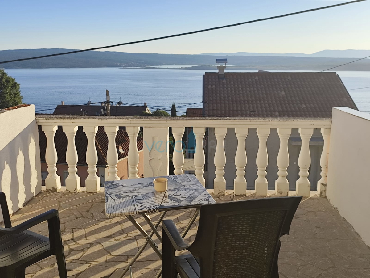 Crikvenica, Dramalj, stanovanje s prekrasnim pogledom na morje, terasa, prodaja
