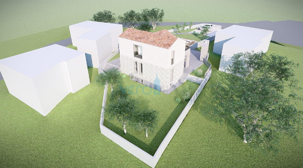 Otok Krk, Vrbnik, Garica, gradbeno zemljišče 916 m2, prodaja