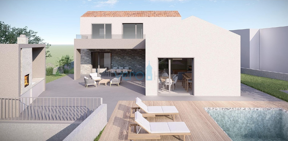 Otok Krk, Vrbnik, Garica, gradbeno zemljišče 916 m2, prodaja