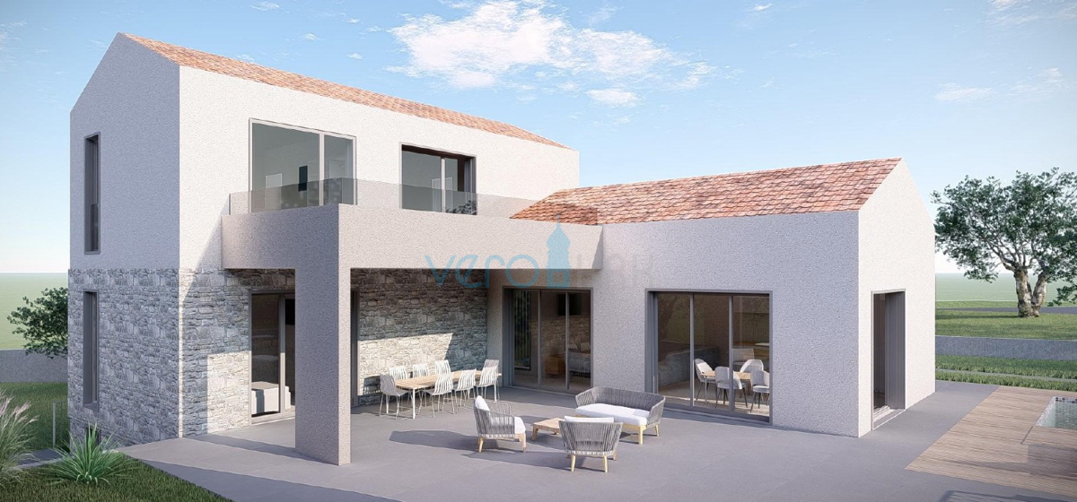 Otok Krk, Vrbnik, Garica, gradbeno zemljišče 916 m2, prodaja
