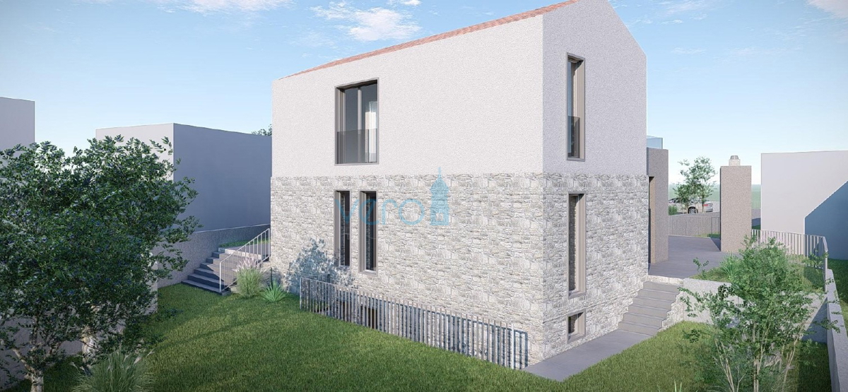 Otok Krk, Vrbnik, Garica, gradbeno zemljišče 916 m2, prodaja