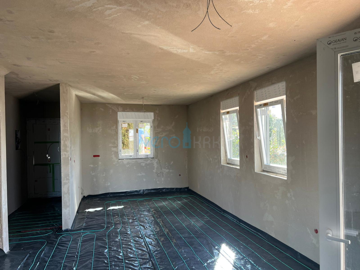 Malinska, otok Krk, nova dvojna hiša, pogled na morje, prodaja