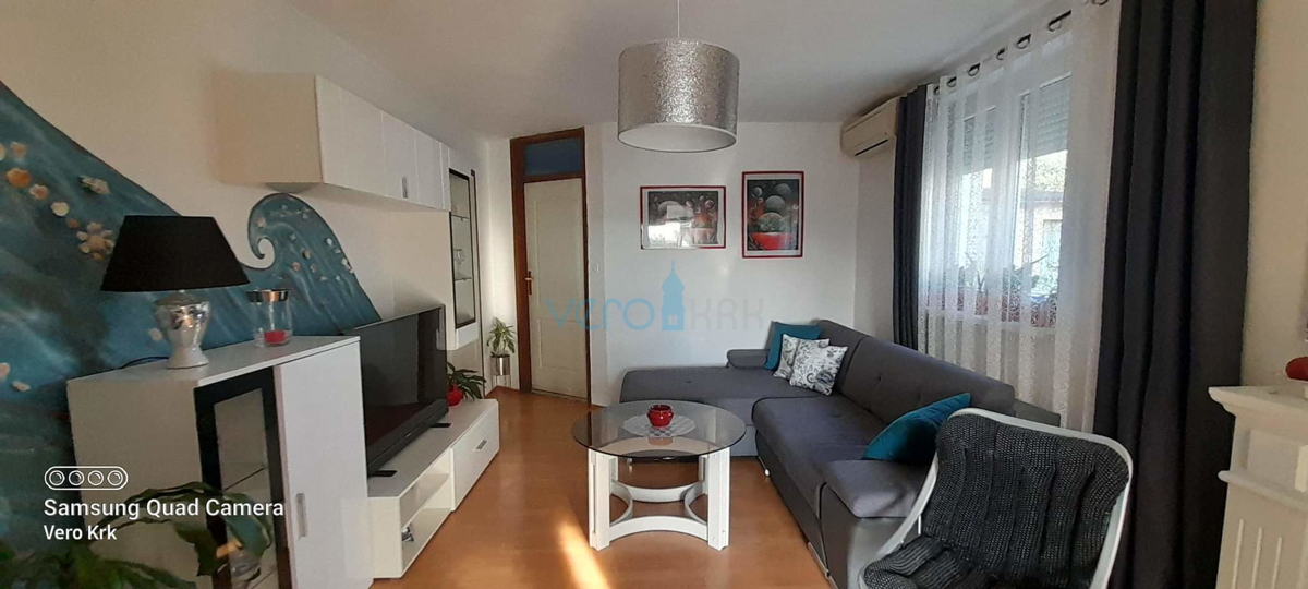 Krk, širše območje, apartma 55m2, vrt 59m2, razgled, prodaja