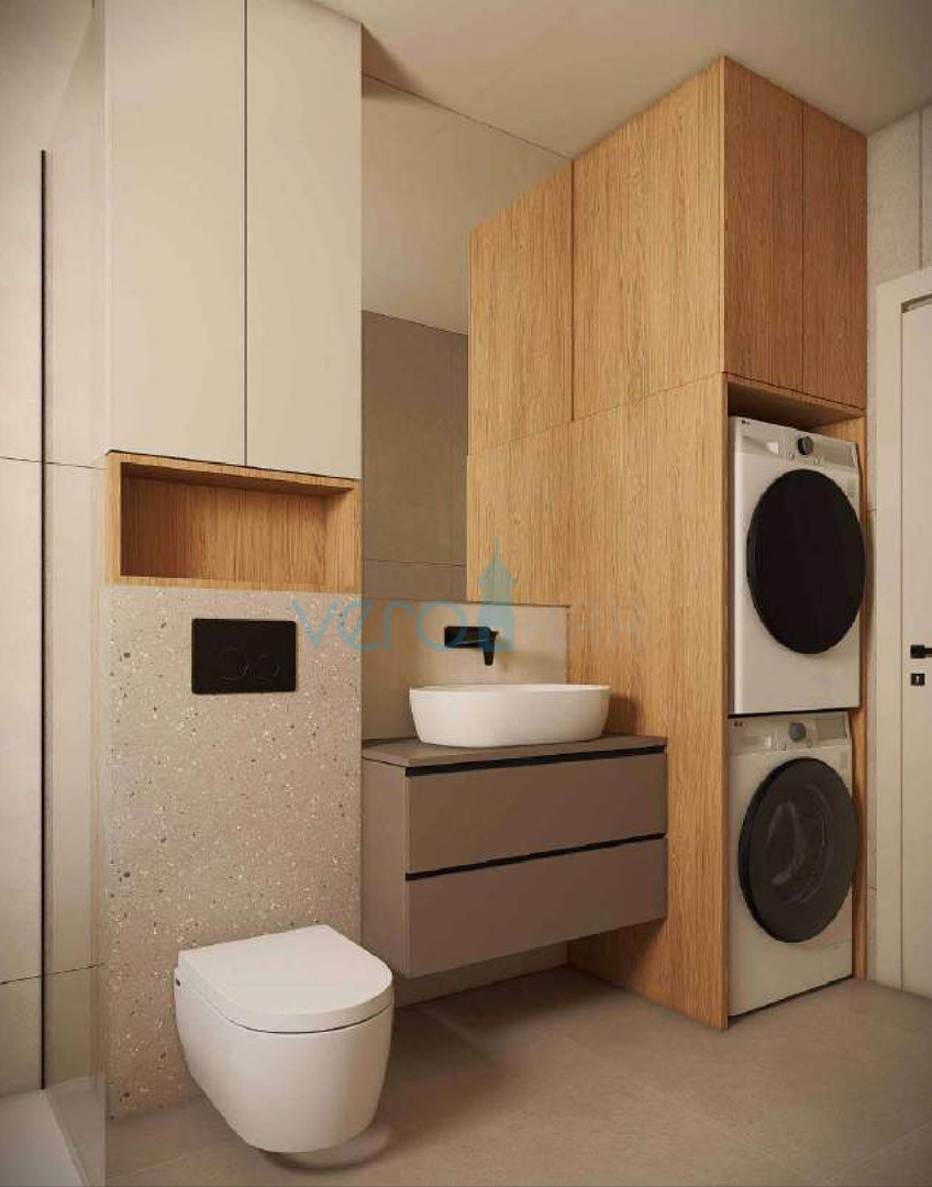 Otok Krk, Omišalj, stanovanje 2S+DB v 1. nadstropju z balkonom, 2 parkirni mesti, novogradnja, razgled, prodaja