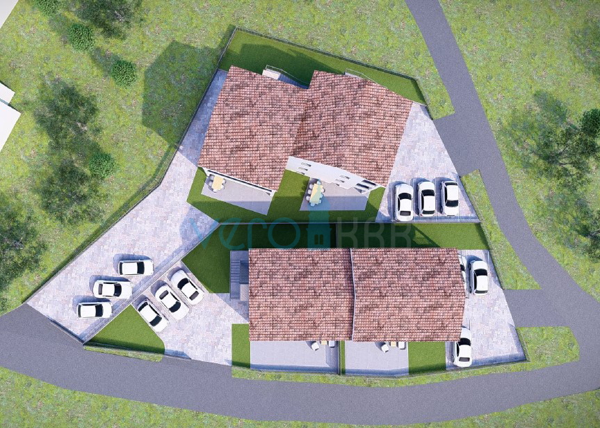 Uvala Soline, Čižići, 2-sobni apartmaji s terasami v novogradnji 320m od plaže, prodamo