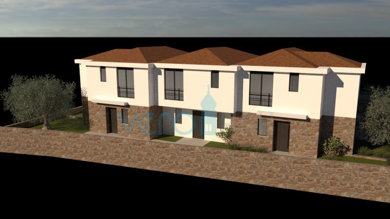 Njivice, otok Krk, novogradnja, moderna vrstna hiša, bazen, prodaja