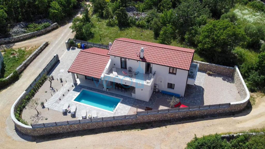 Občina Krk, širša okolica, sodobna samostojna hiša, bazen, vrt, prodaja