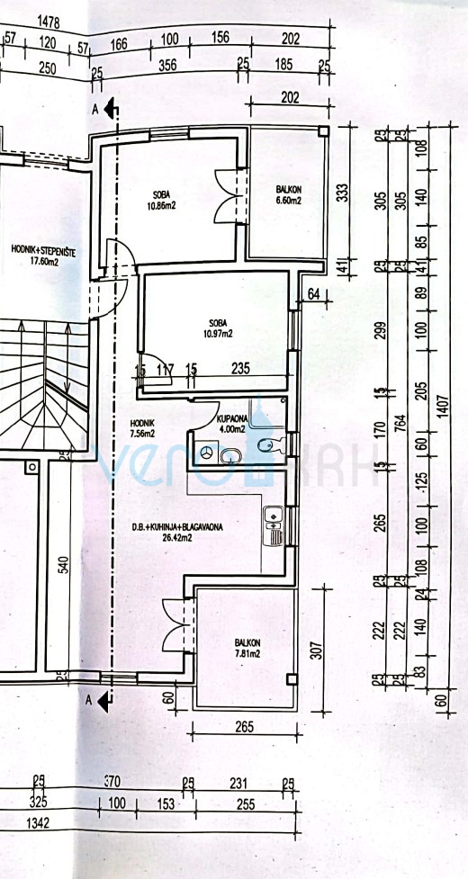 Uvala Soline, otok Krk, okolica, dvosobno stanovanje v nadstropju, terasa, novogradnja, prodaja