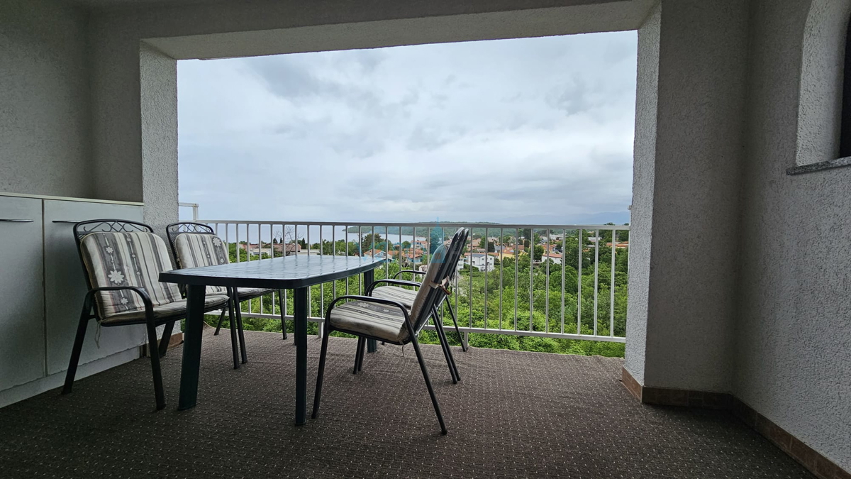 Njivice, otok Krk, dvosobno stanovanje velikosti 68 m2, z odprtim pogledom na morje,prodaja