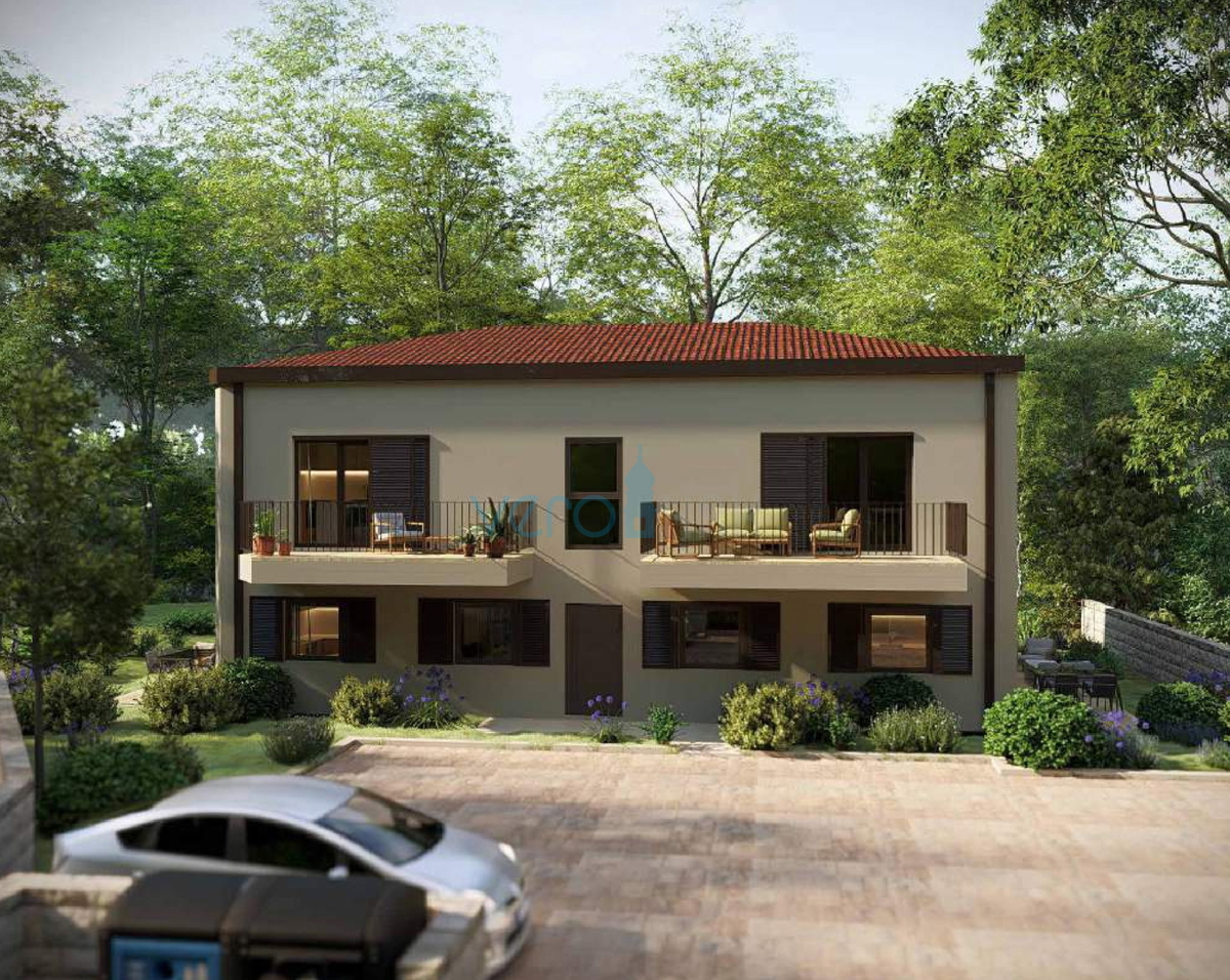 Otok Krk, Omišalj, dvosobno stanovanje v 1. nadstropju, novogradnja, pogled na morje, shramba, prodaja