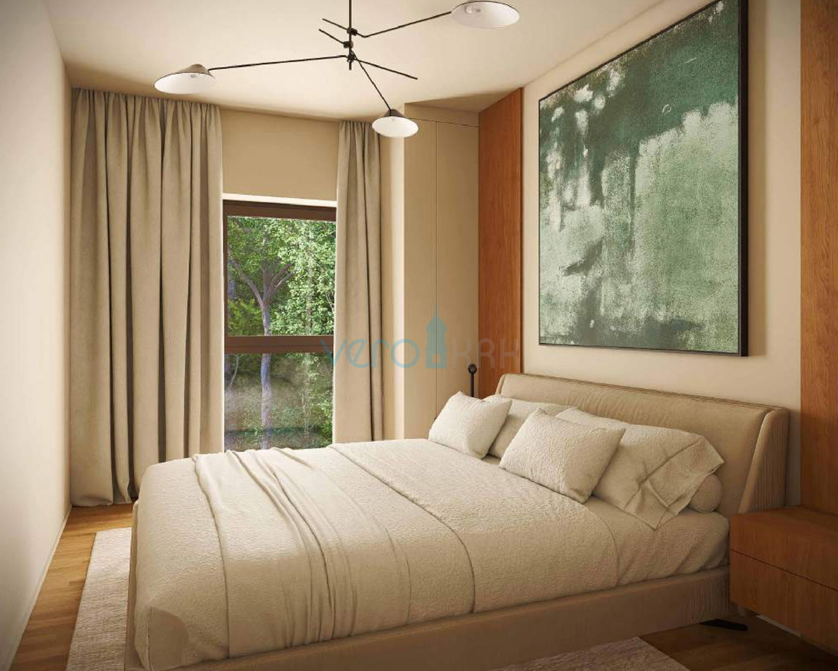 Otok Krk, Omišalj, dvosobno stanovanje v 1. nadstropju, novogradnja, pogled na morje, shramba, prodaja