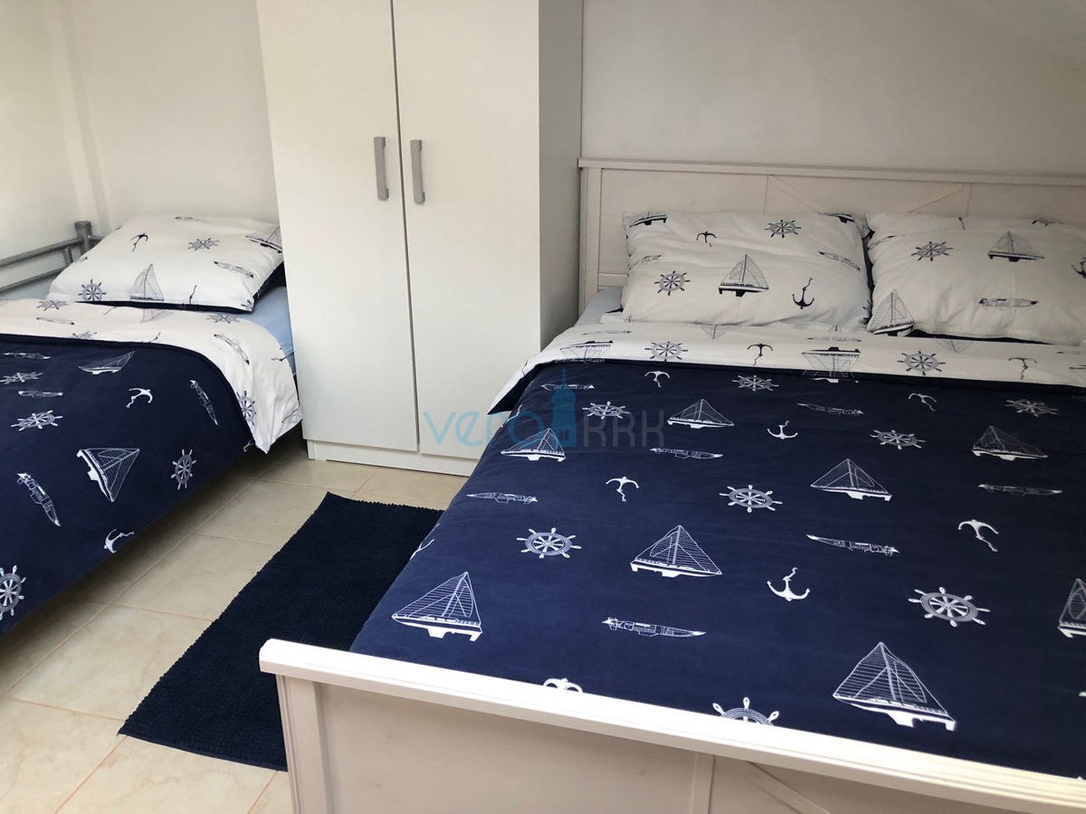 Čižići, otok Krk, dvonadstropno stanovanje 83 m2 z razgledom na morje, prodaja, najem