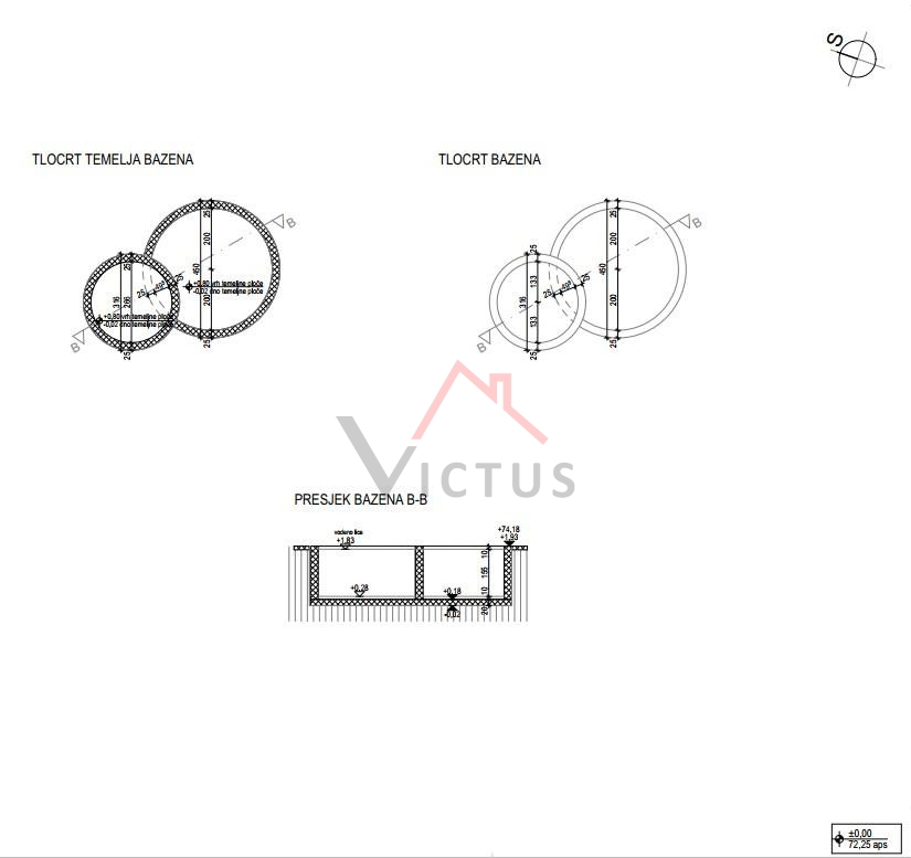CRIKVENICA - Gradbeno zemljišče s projektom, 572 m2