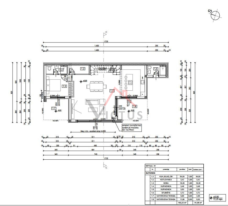CRIKVENICA - Gradbeno zemljišče s projektom, 572 m2