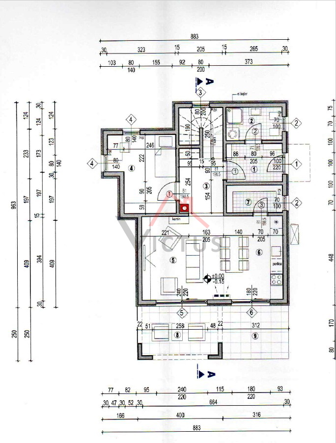 JADRANOVO - Gradbeno zemljišče s projektom, 490 m2