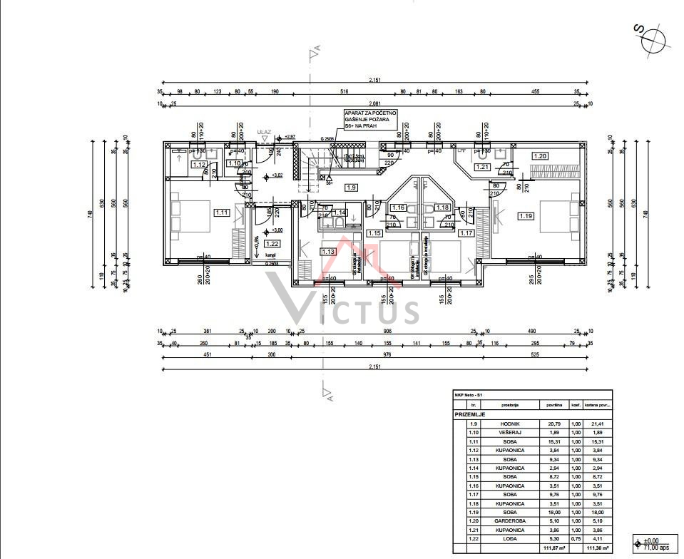 CRIKVENICA - Gradbena parcela s projektom, 627 m2