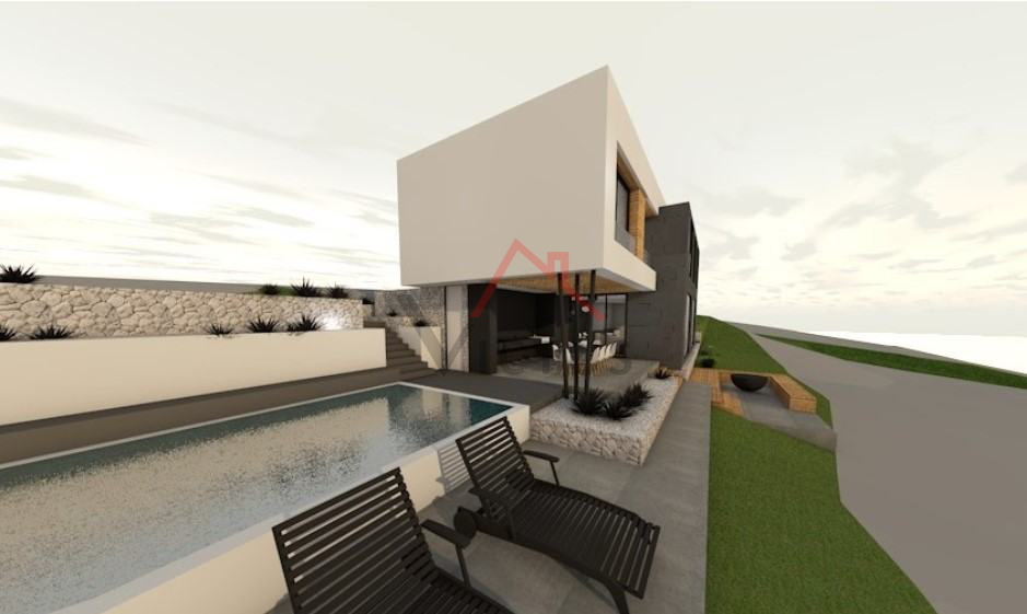 CRIKVENICA - Gradbena parcela s projektom, 627 m2