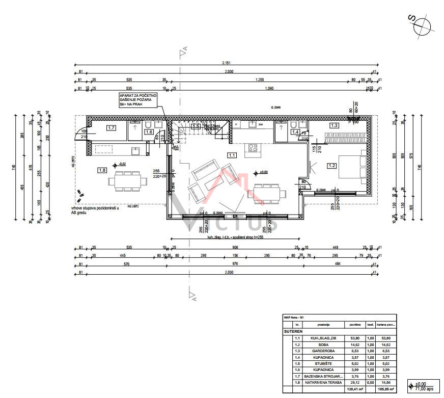 CRIKVENICA - Gradbena parcela s projektom, 627 m2