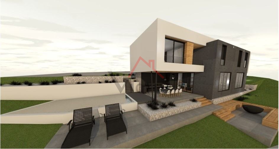 CRIKVENICA - Gradbena parcela s projektom, 627 m2