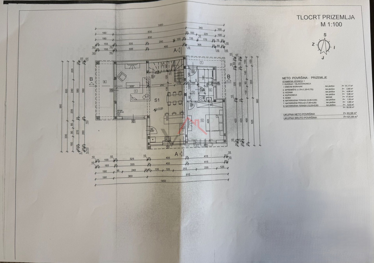 CRIKVENICA - Gradbeno zemljišče z začetim gradbenim delom