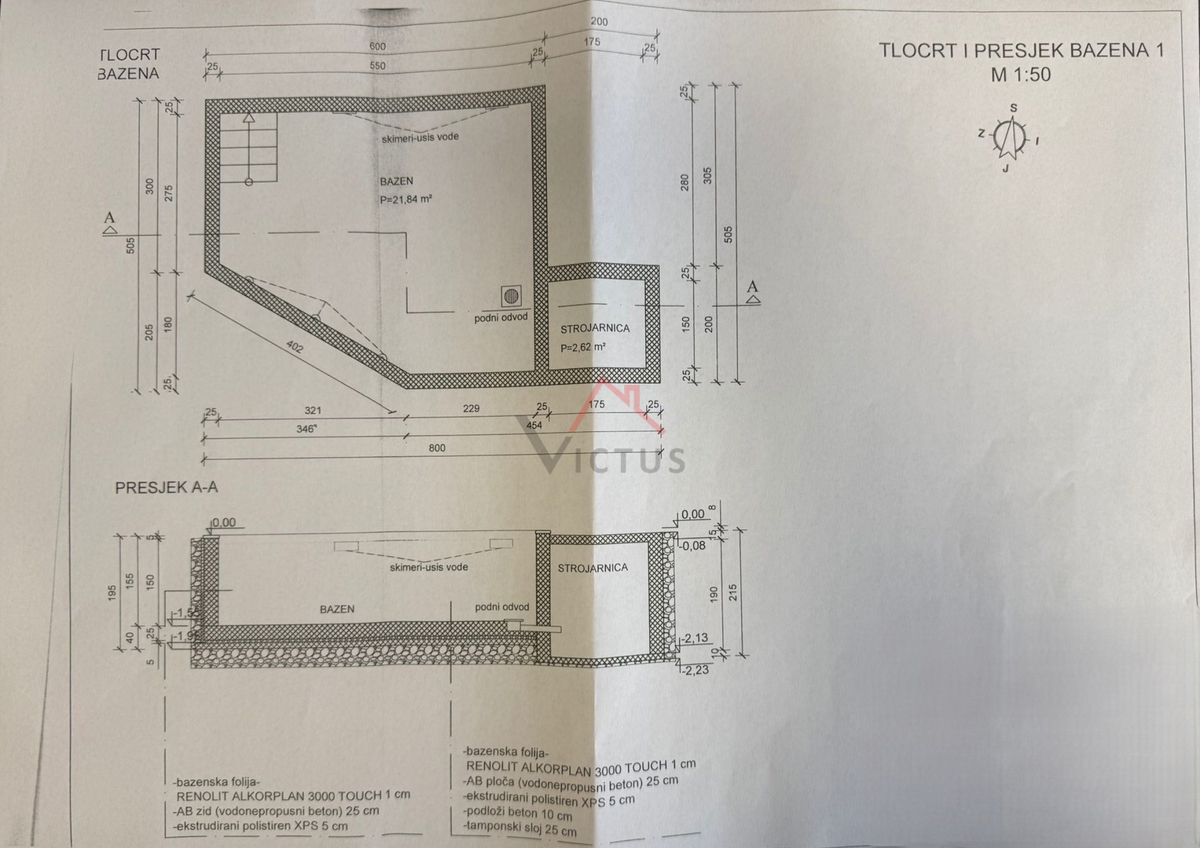CRIKVENICA - Gradbeno zemljišče z začetim gradbenim delom