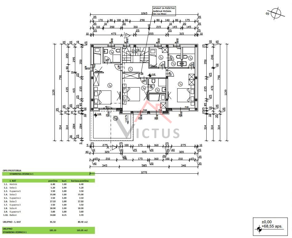 CRIKVENICA - Gradbeno zemljišče s projektom, 784 m2