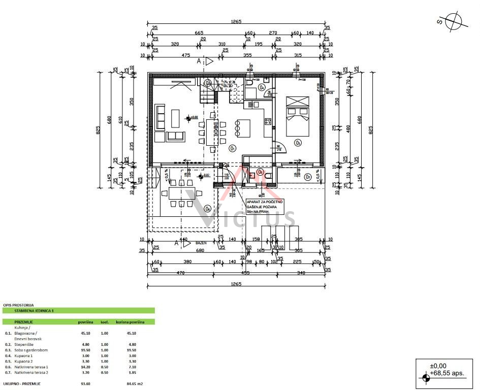 CRIKVENICA - Gradbeno zemljišče s projektom, 784 m2